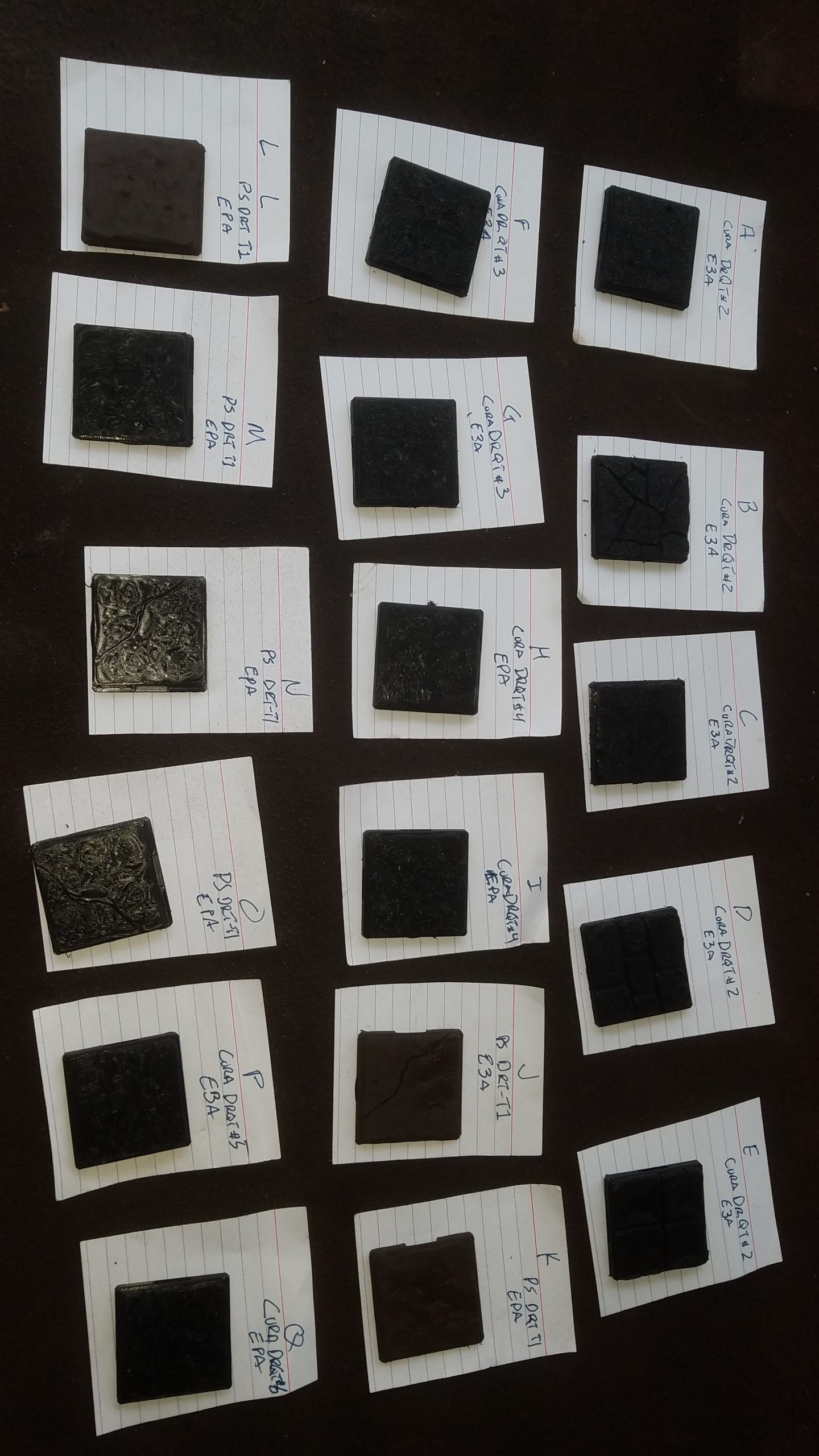 test tiles